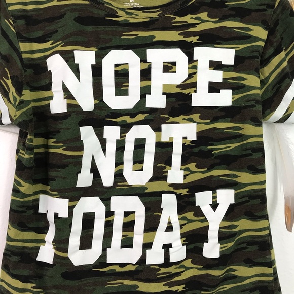 On Fire “Nope Not Today” Basic Camo Tee - Picture 2 of 4